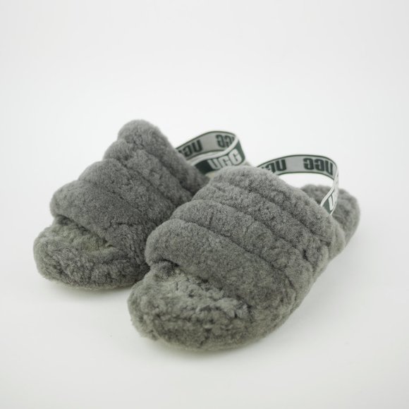 Shoes Slippers Ugg Fluff Yeah Grey Slippers UGG Fluff Yeah Women's